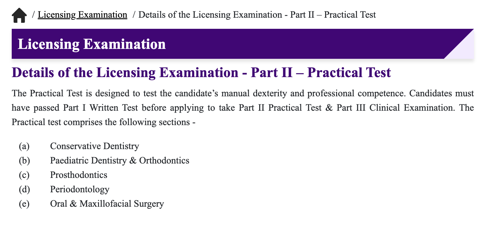 Hong Kong Dental Licensing Exam Part 2 Study Guide